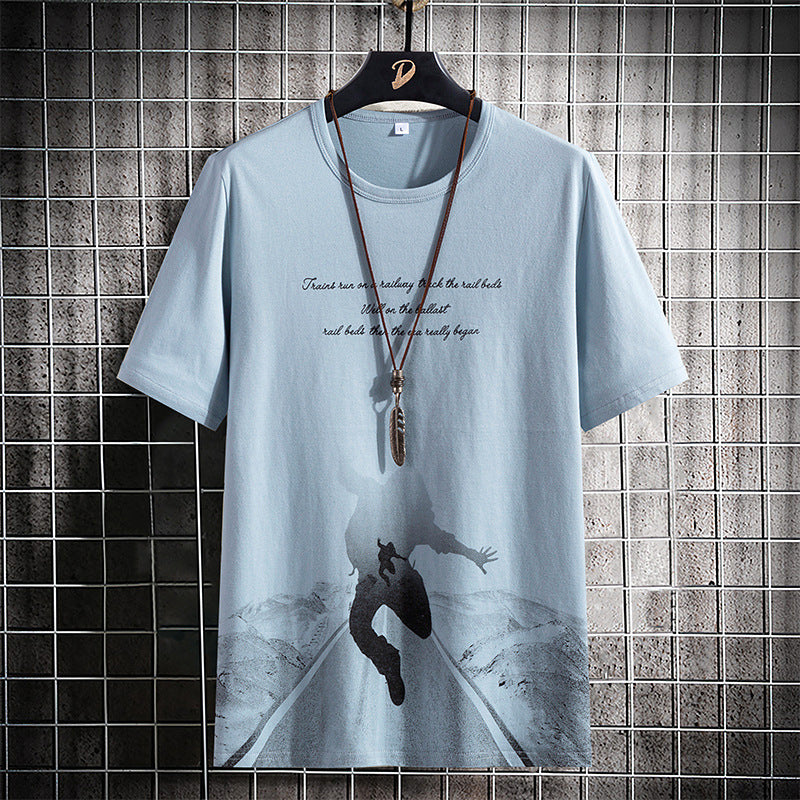 Summer Short Sleeve Cotton T-Shirt (Casual Style)