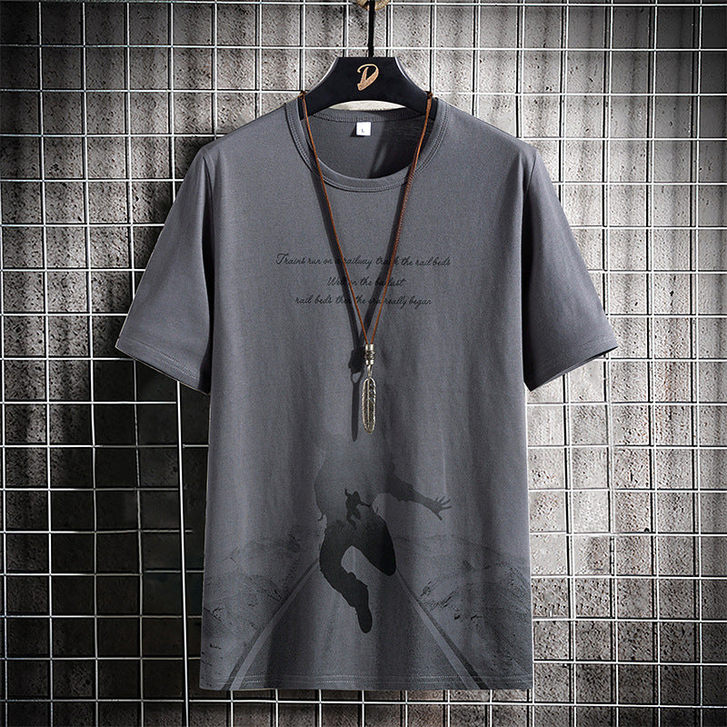 Summer Short Sleeve Cotton T-Shirt (Casual Style)