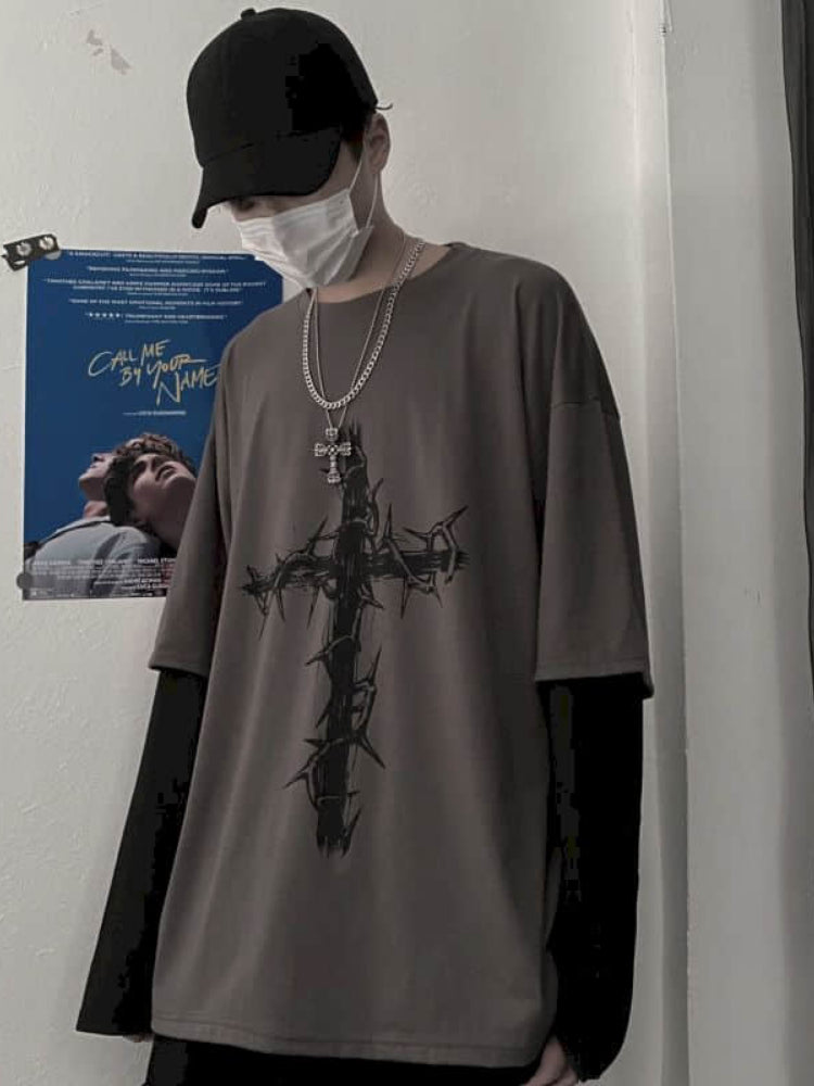 Y2K Anime Casual Long Sleeve T-Shirt (Harajuku)
