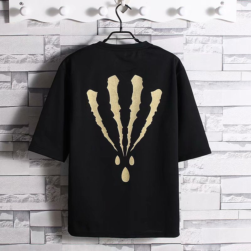 Hip Hop Casual Short Sleeve T-Shirt - Summer Style
