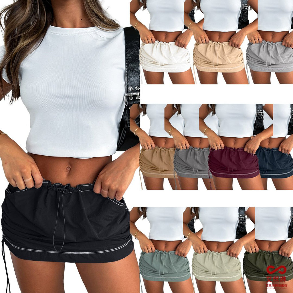 Women's Athleisure Cargo Skirt with Pockets