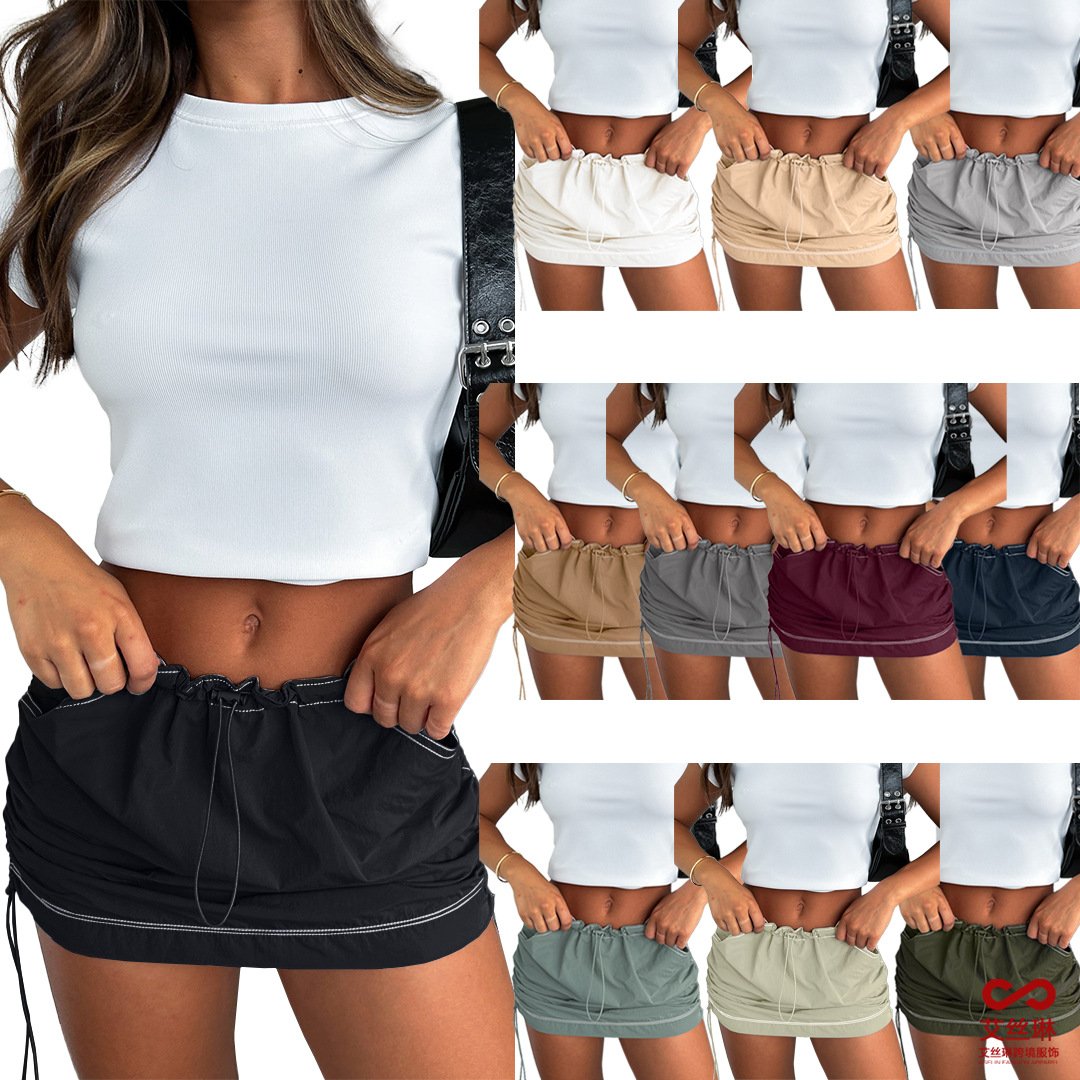 Women's Athleisure Cargo Skirt with Pockets
