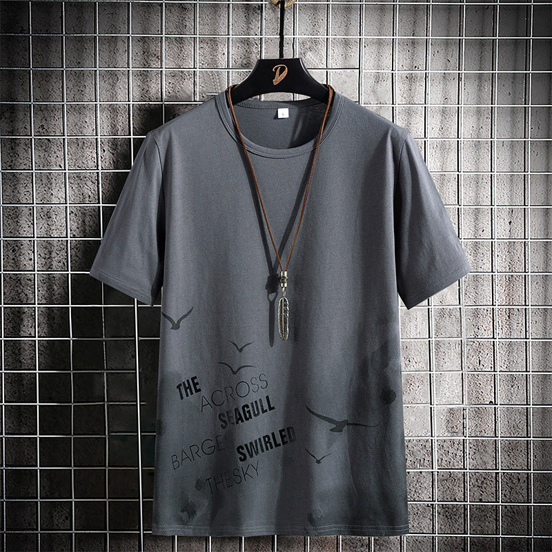 Summer Short Sleeve Cotton T-Shirt (Casual Style)