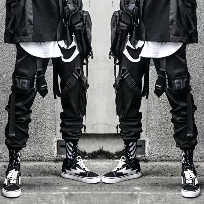 Multi-Pocket Loose Paratrooper Trousers