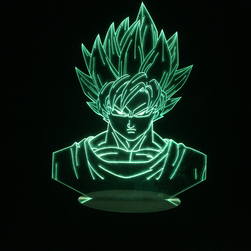 3D Illusion LED Lamp with Monkey King Design