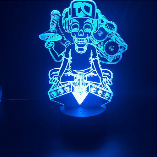 3D Guitar Model Night Light with USB and Battery
