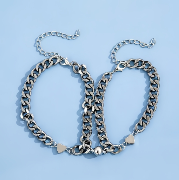 Magnet Love Suction Bracelet for Couples Gift