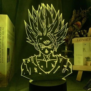 3D Illusion LED Lamp with Monkey King Design