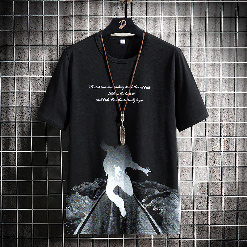 Summer Short Sleeve Cotton T-Shirt (Casual Style)