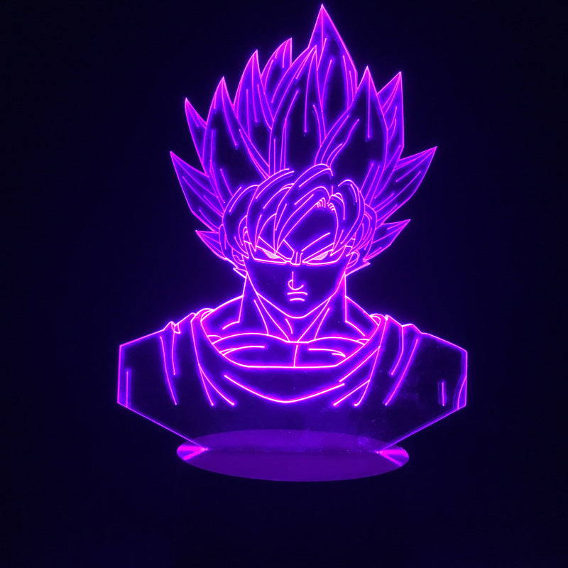 3D Illusion LED Lamp with Monkey King Design