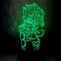 3D LED Colorful Visual Night Light - My Hero Academia