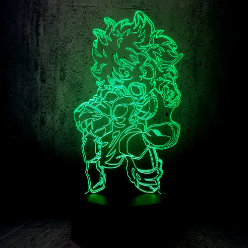 3D LED Colorful Visual Night Light - My Hero Academia