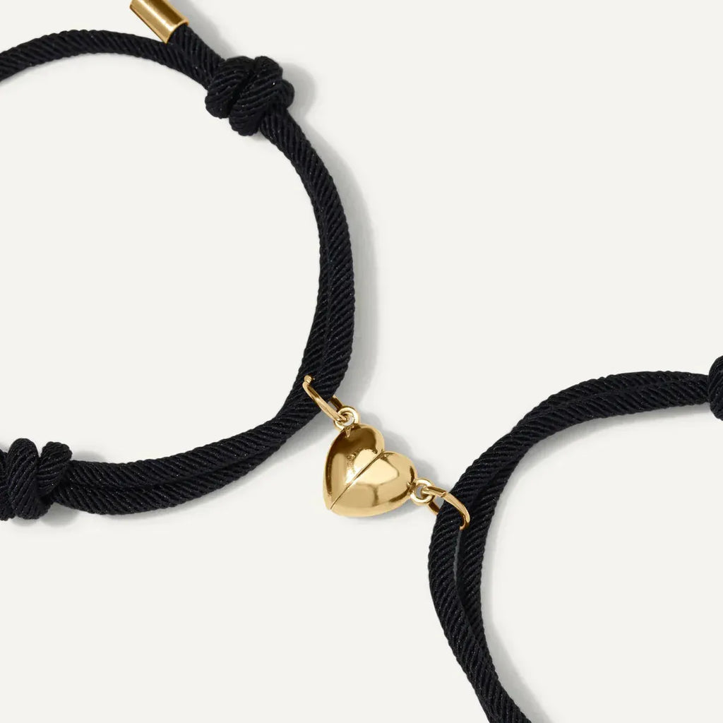 Alloy Love Magnet Suction Couple Bracelet