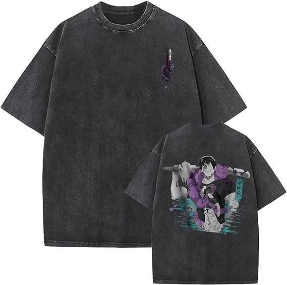 Vintage Washable T-Shirt - Streetwear Anime Graphic