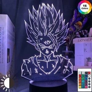 3D Illusion LED Lamp with Monkey King Design