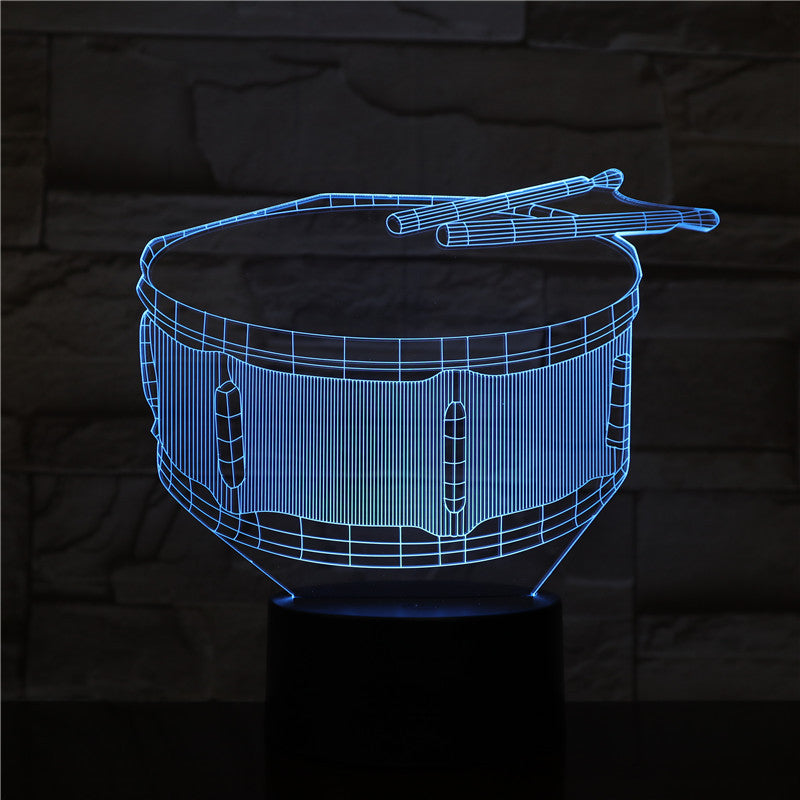 3D Guitar Model Night Light with USB and Battery
