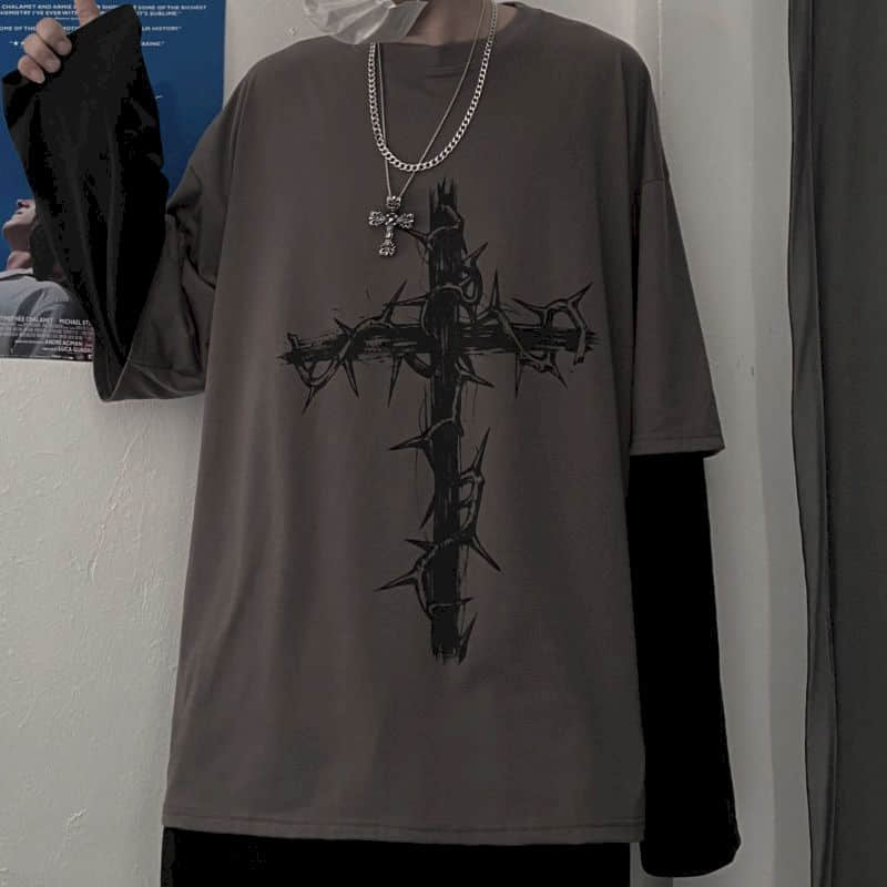 Y2K Anime Casual Long Sleeve T-Shirt (Harajuku)