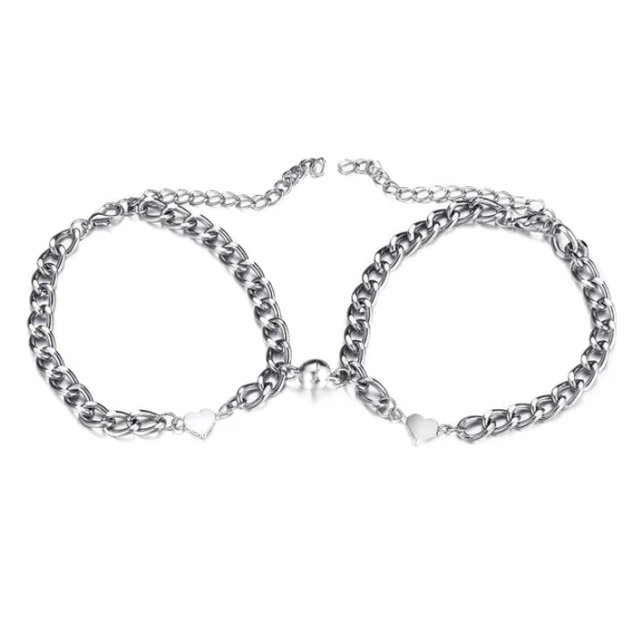 Magnet Love Suction Bracelet for Couples Gift