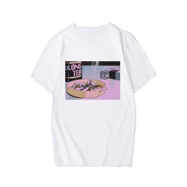 Anime Print T-Shirt for Men - Casual Summer Style