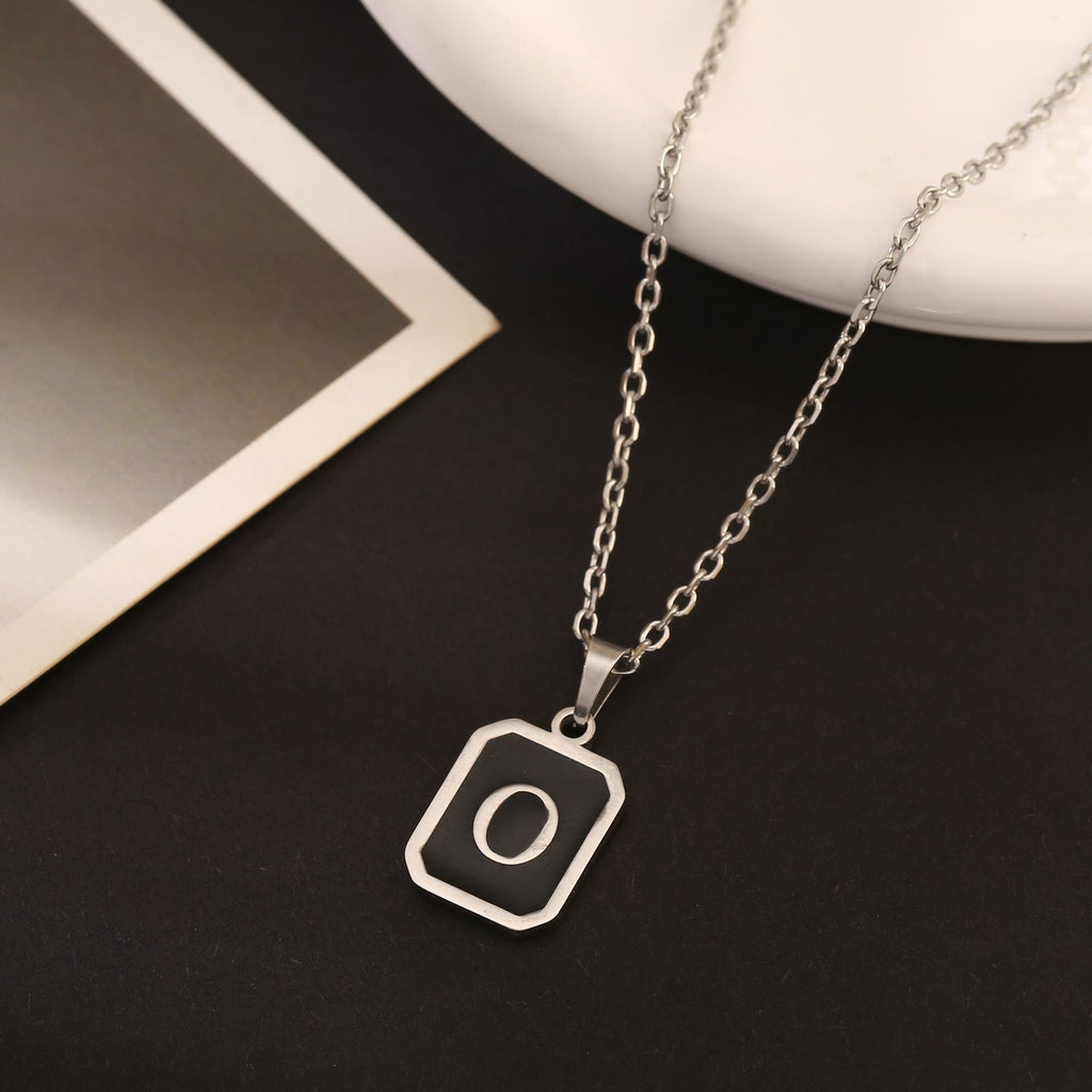Stainless Steel Fashion Necklace with 26 English Letters