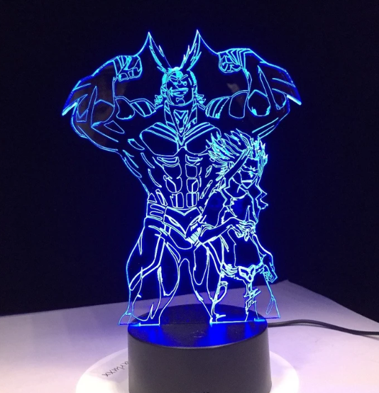 My Hero Academia 3D Color LED Illusion Lamp