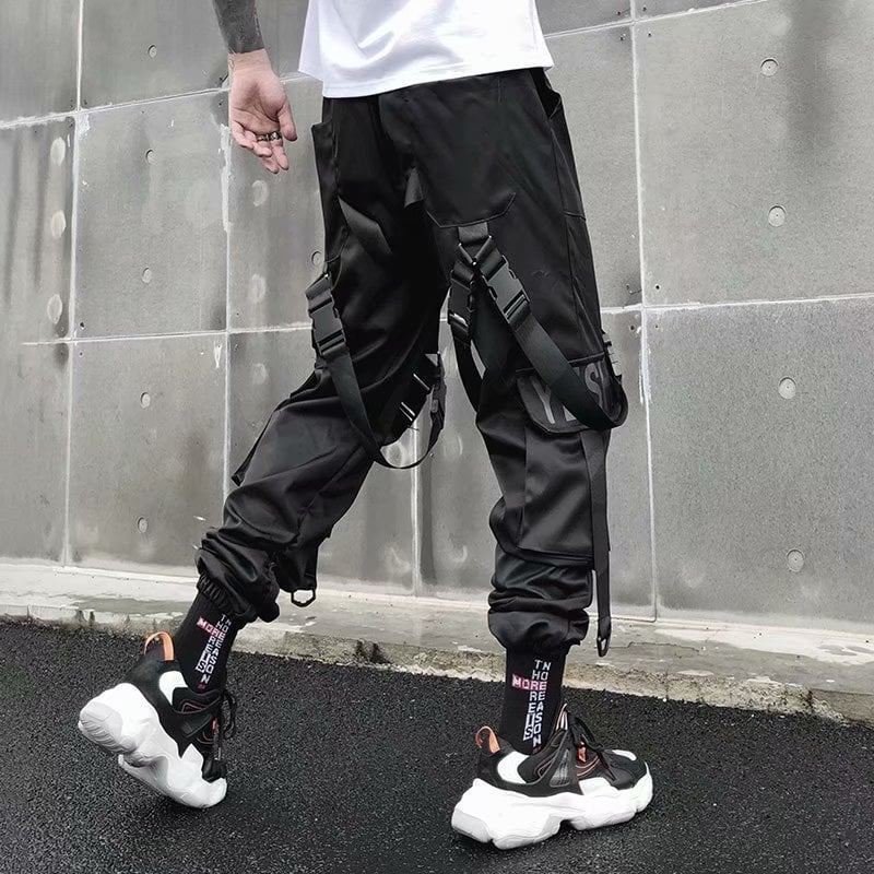 Multi-Pocket Loose Paratrooper Trousers